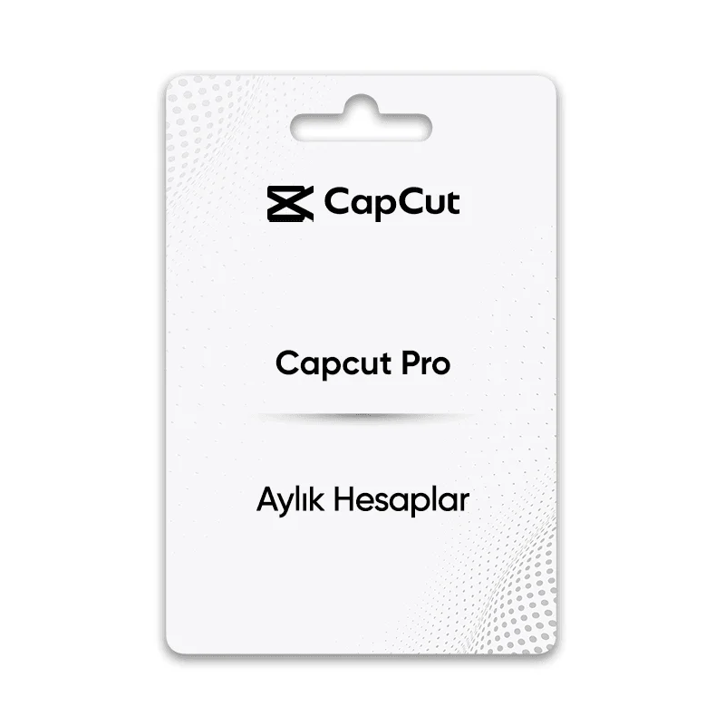 CapCut Pro 1 aylık hesap ve şifre teslimi. Hızlı kurulumla video düzenlemeye başla!