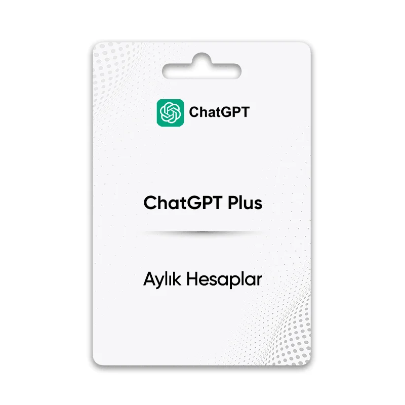 ChatGPT Ortak Hesap - 1 Aylık abonelik planı.