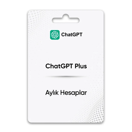 ChatGPT Ortak Hesap - 1 Aylık abonelik planı.